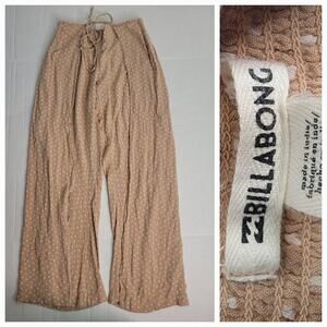 Billabong Tan Wide Leg Pants